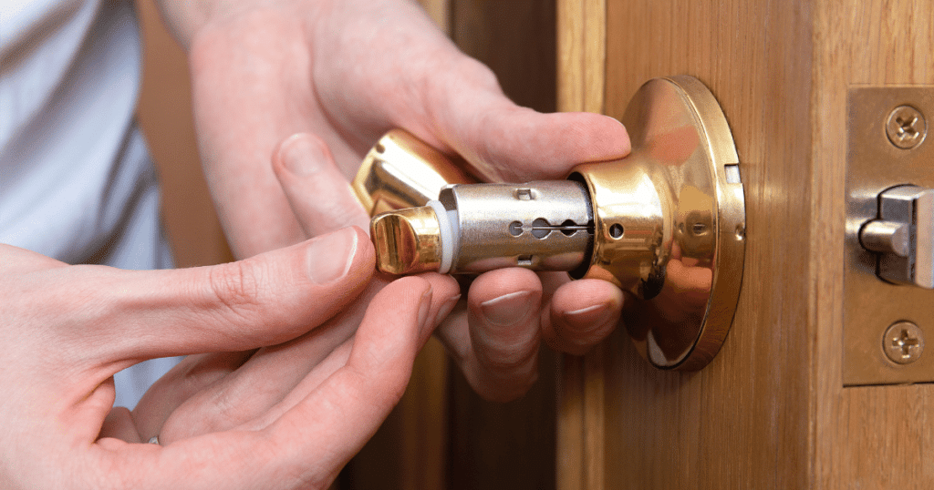 Taking Apart a Doorknob