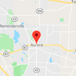 Aurora, OH map